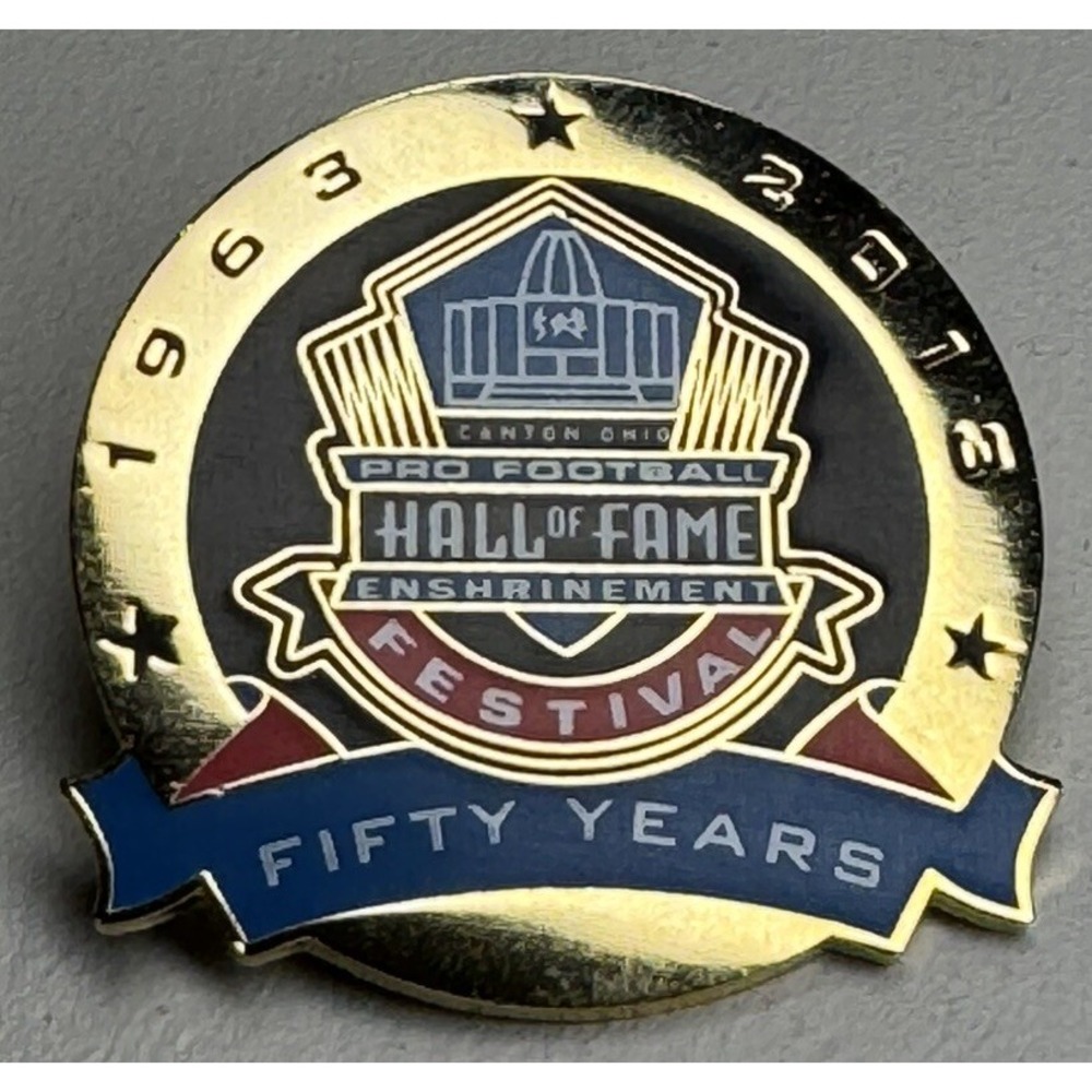 2013 50th Anniversary Pro Specialities Pro Football Hall Of Fame Festival Pin
